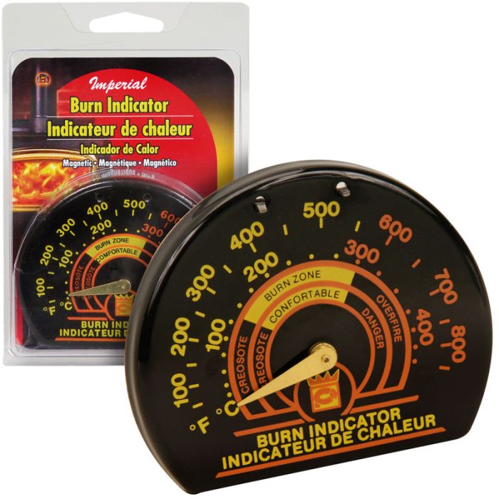 Imperial Burn Indicator, Pellet stove thermometer